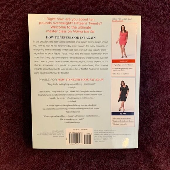 2/$15 How to Never Look Fat Again by C. Krupp - Picture 4 of 4